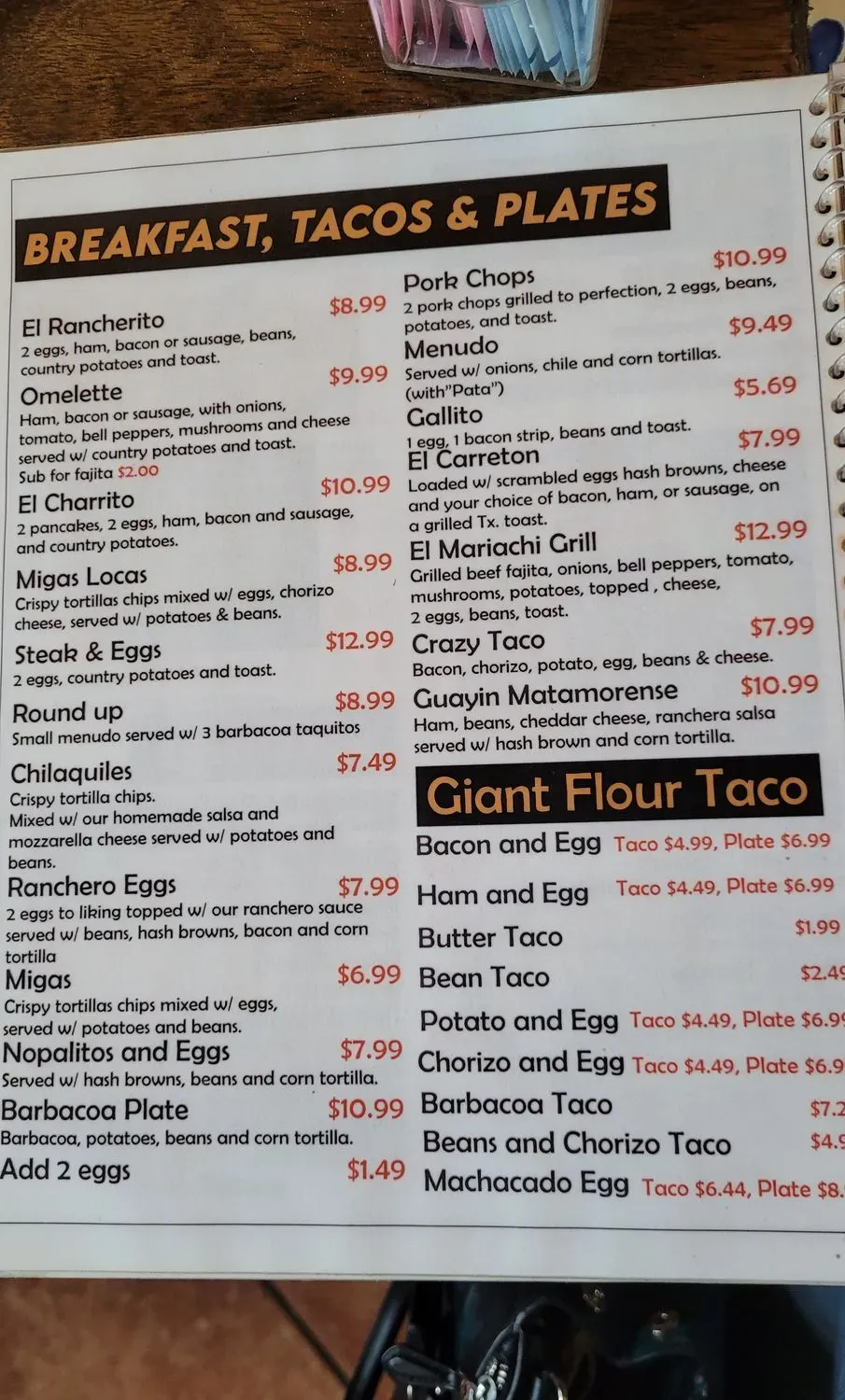 Menu 6