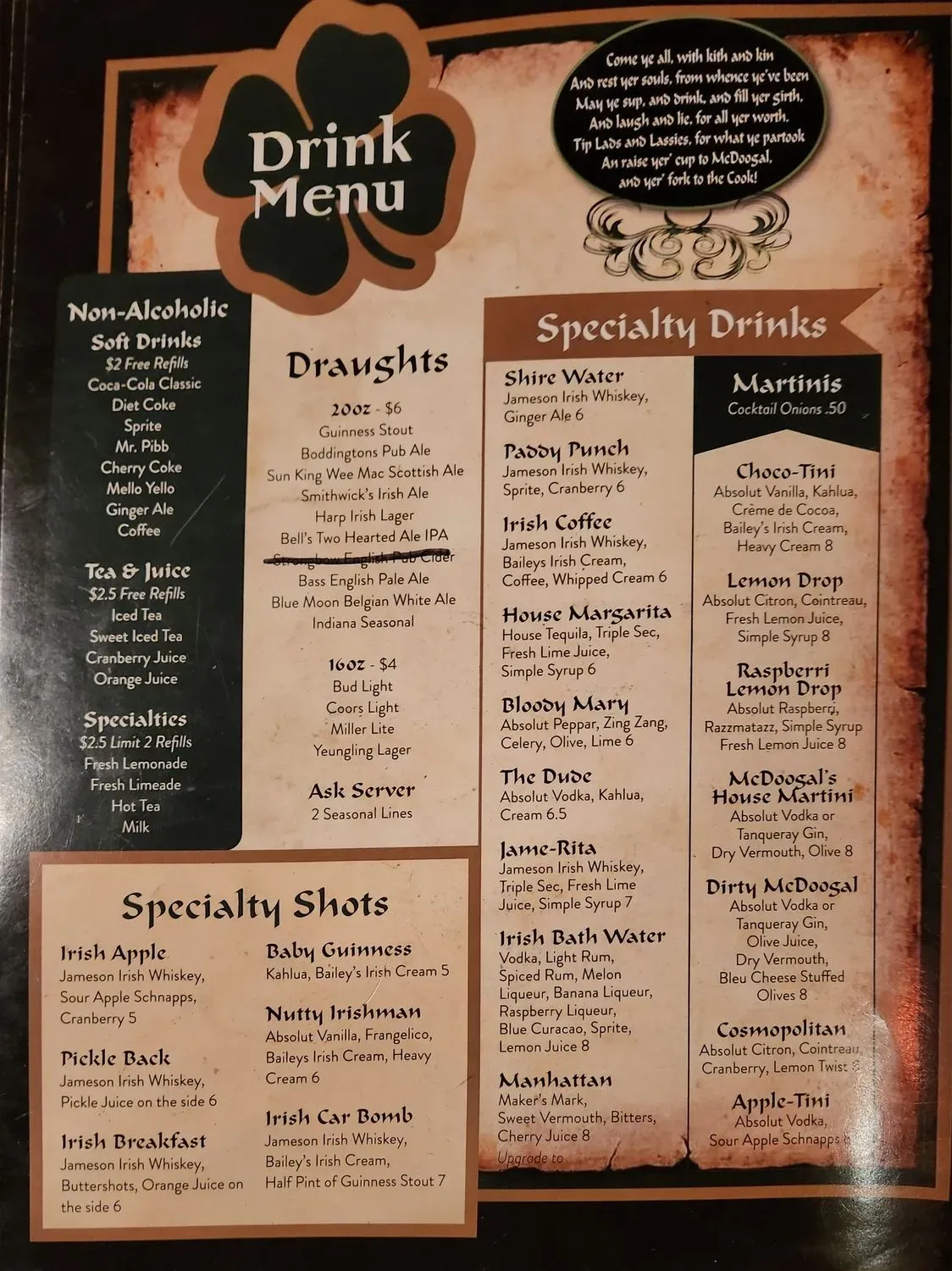 Menu 2