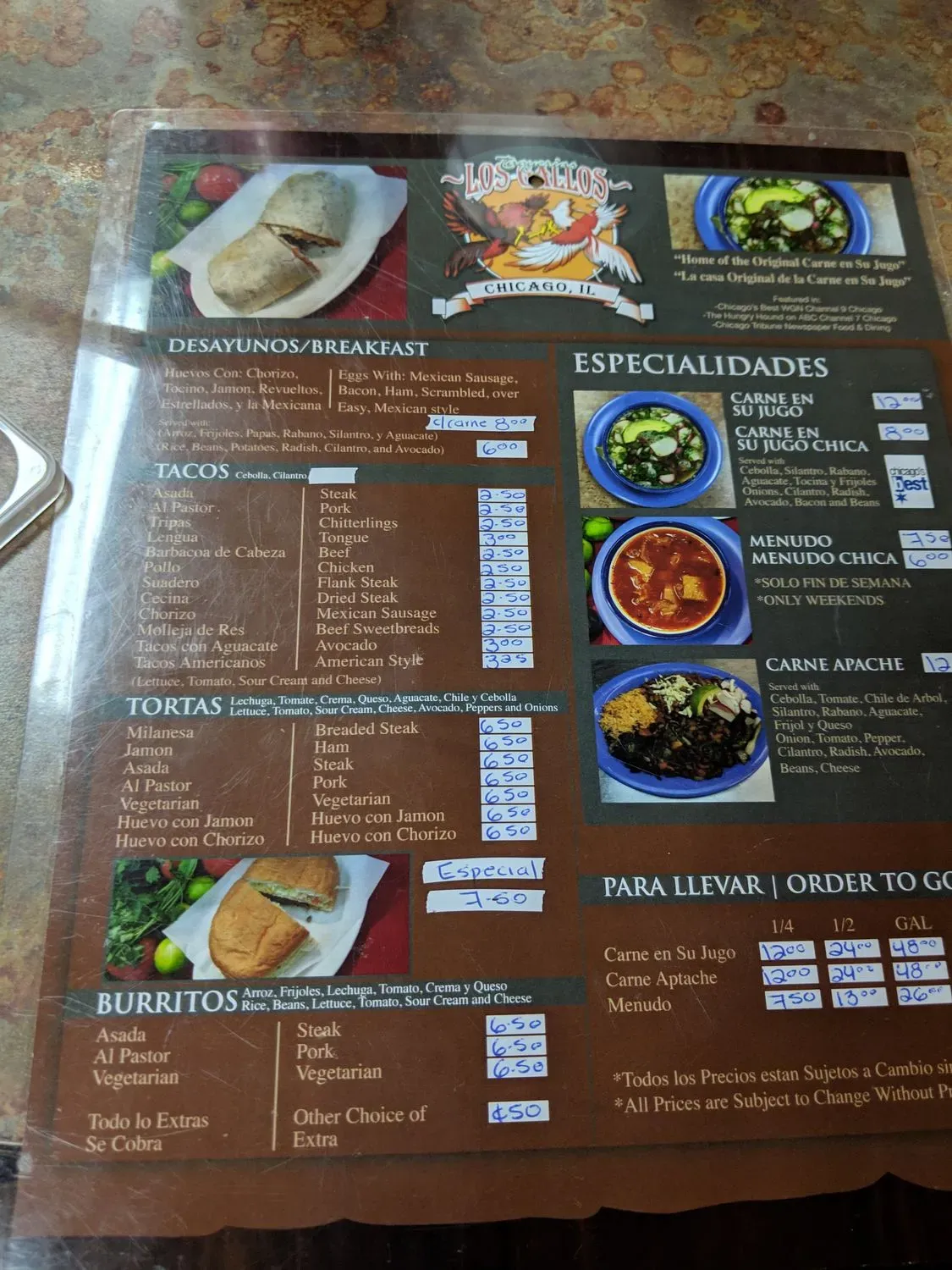 Menu 3