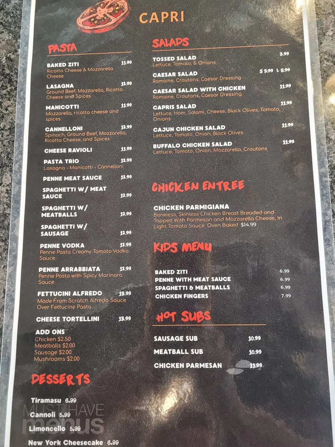 Menu 4