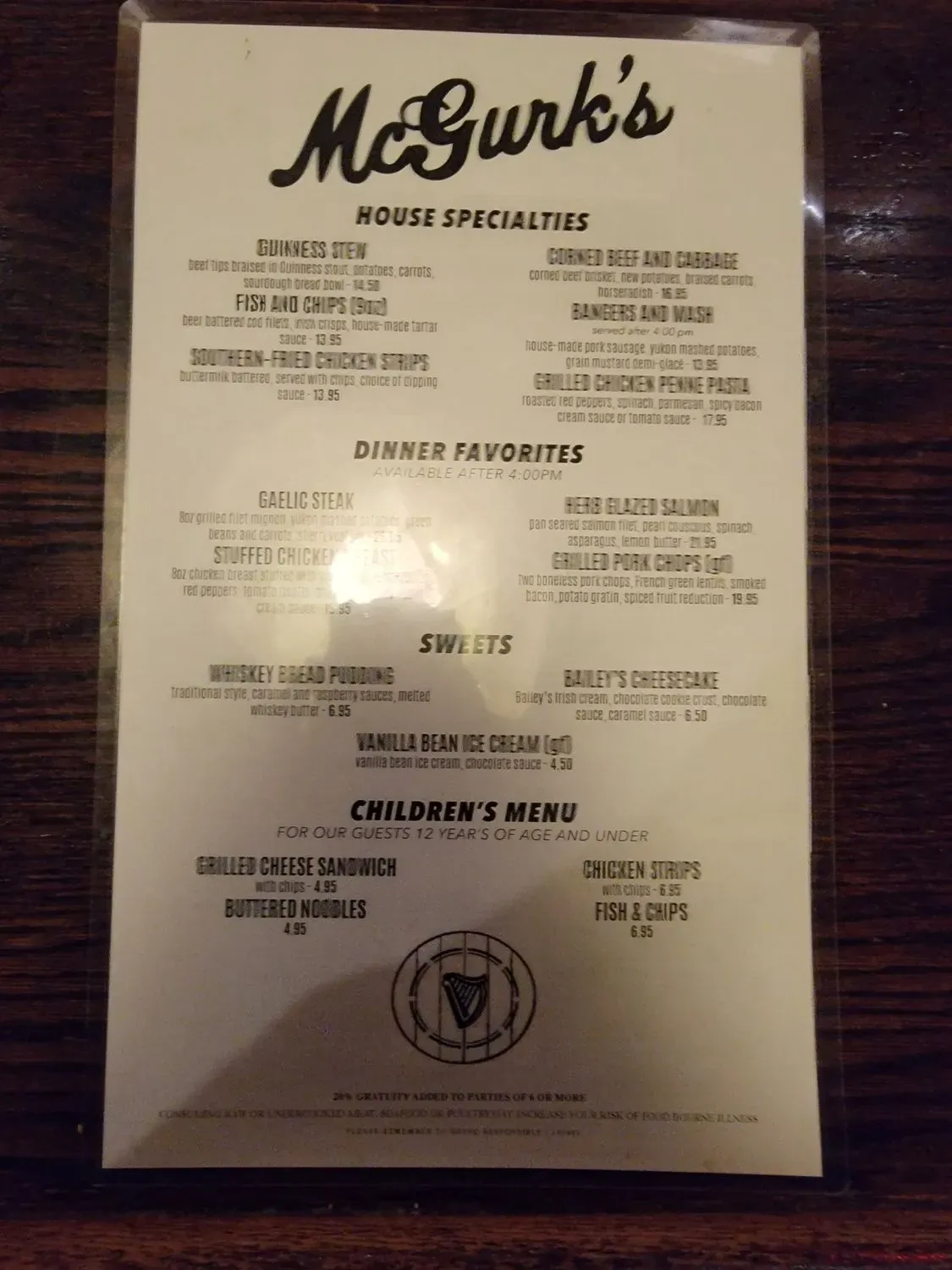 Menu 6