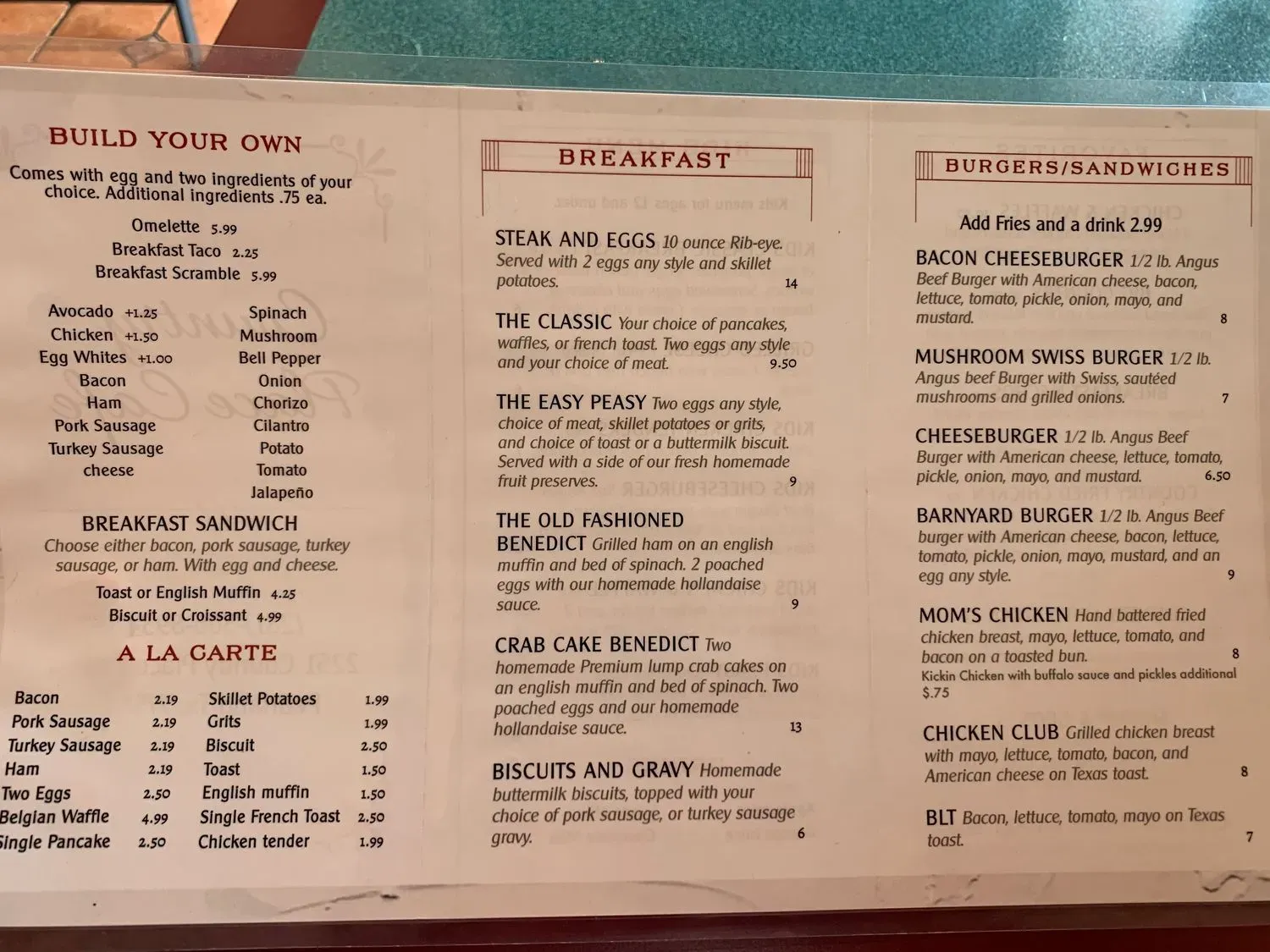 Menu 4