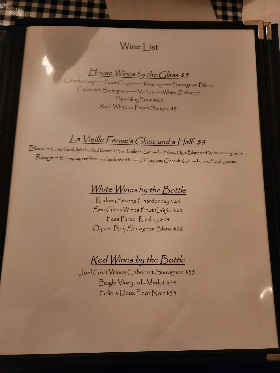 Menu 4