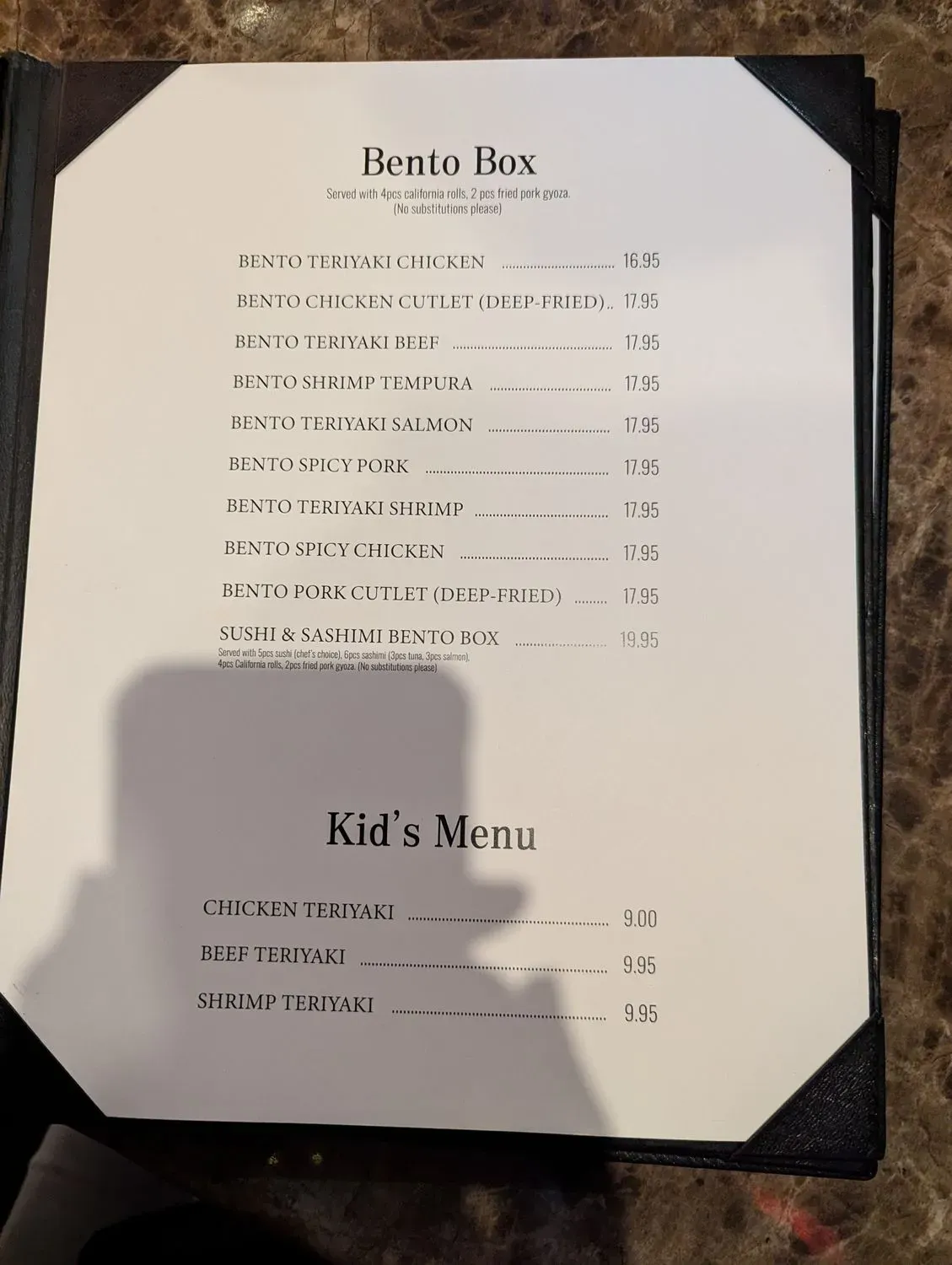 Menu 6