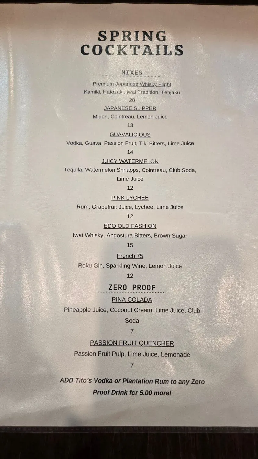 Menu 2