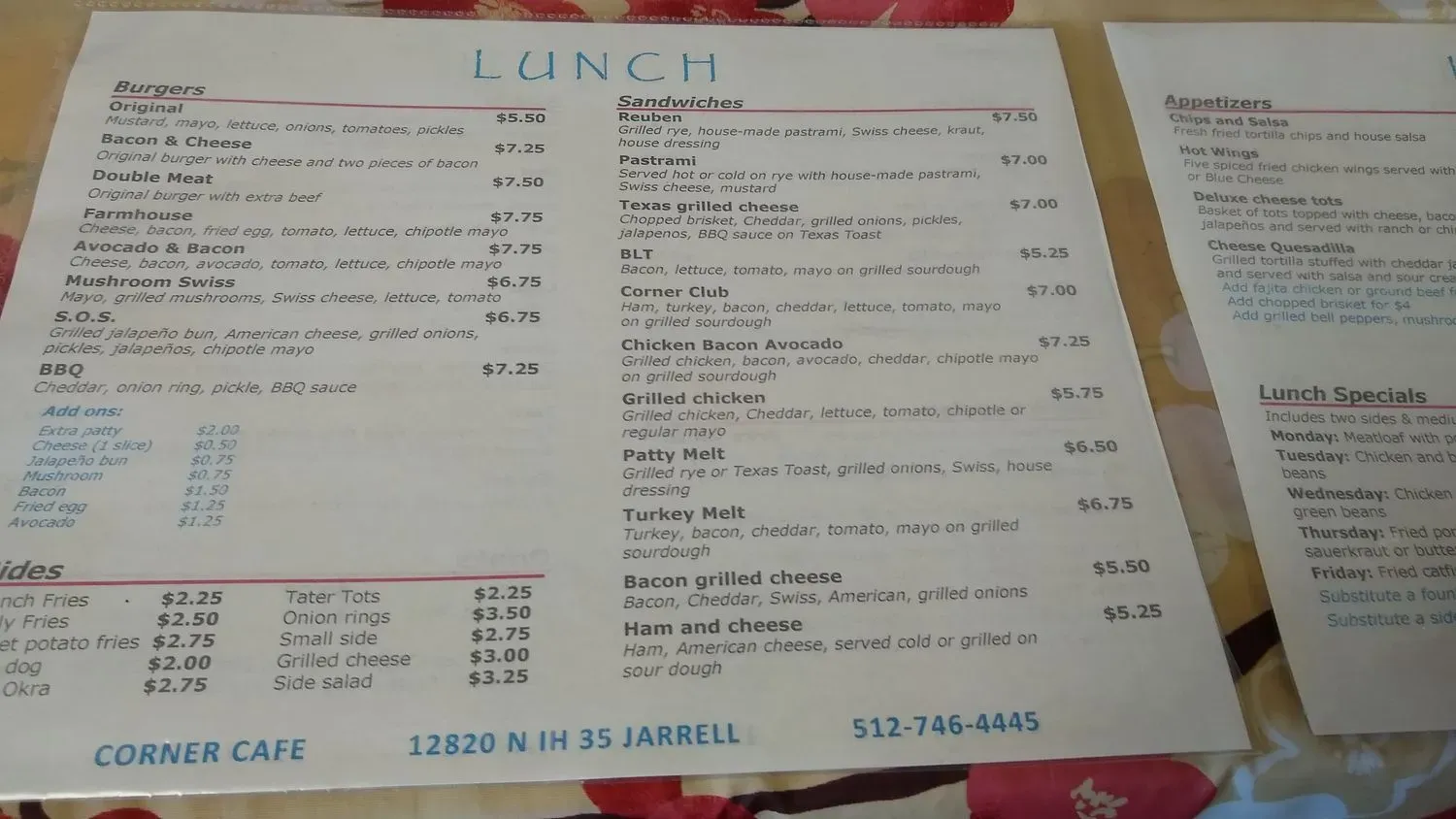 Menu 3