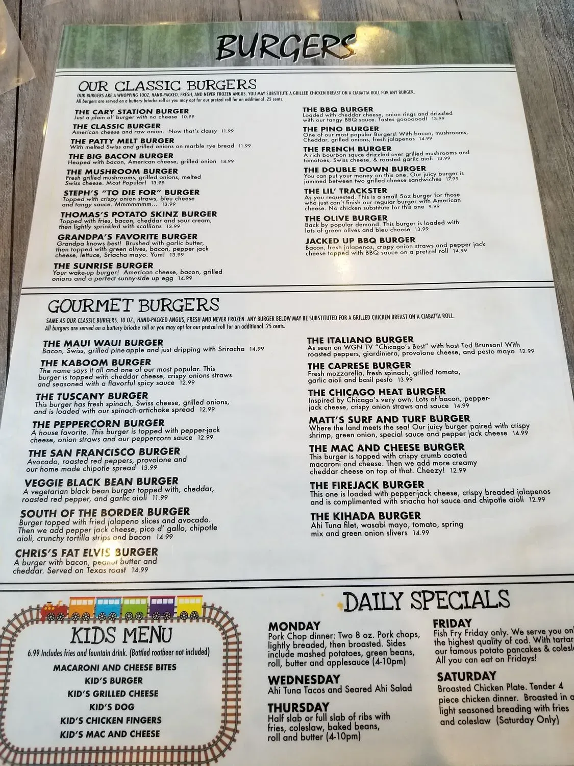 Menu 5