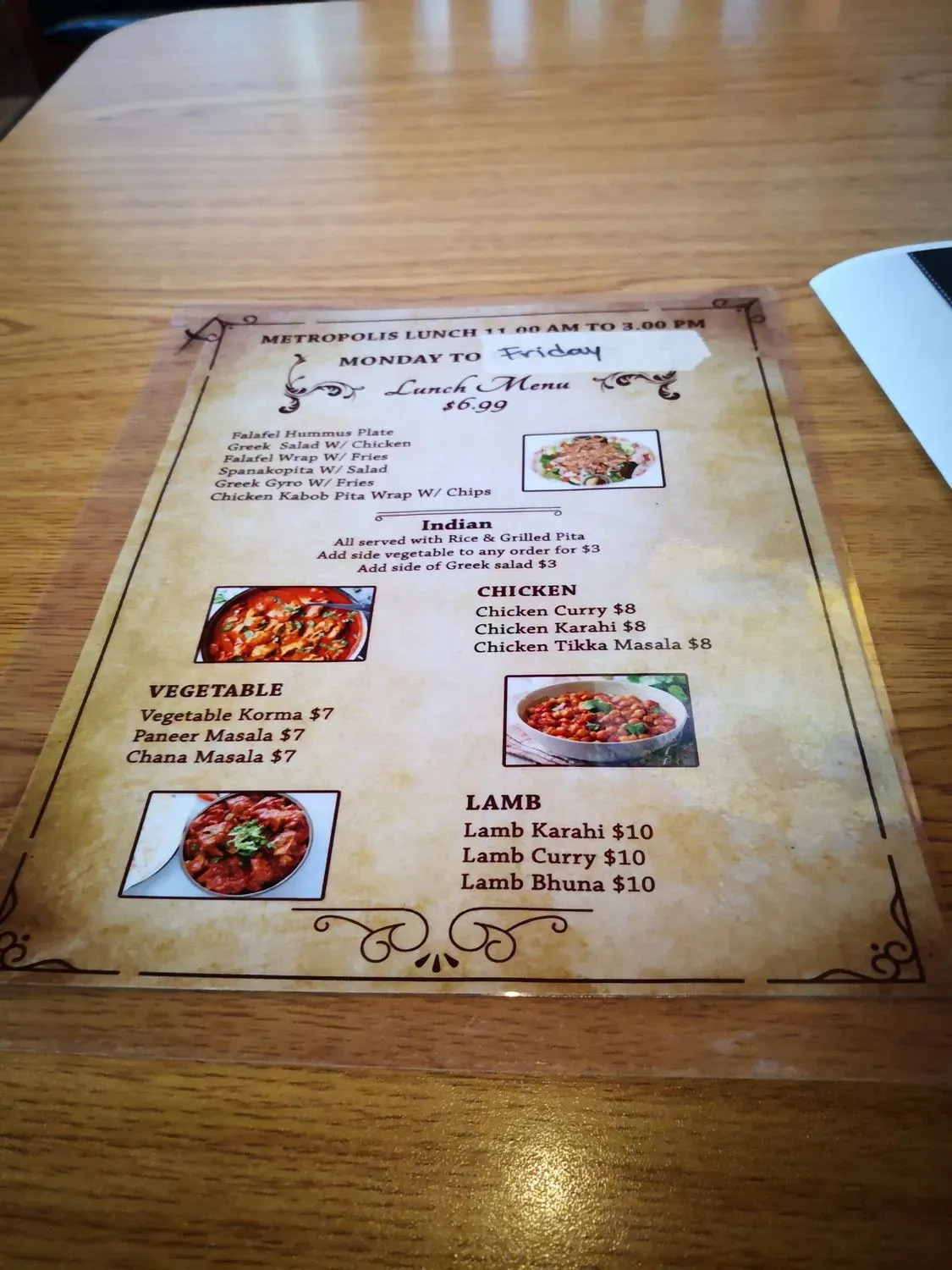 Menu 4