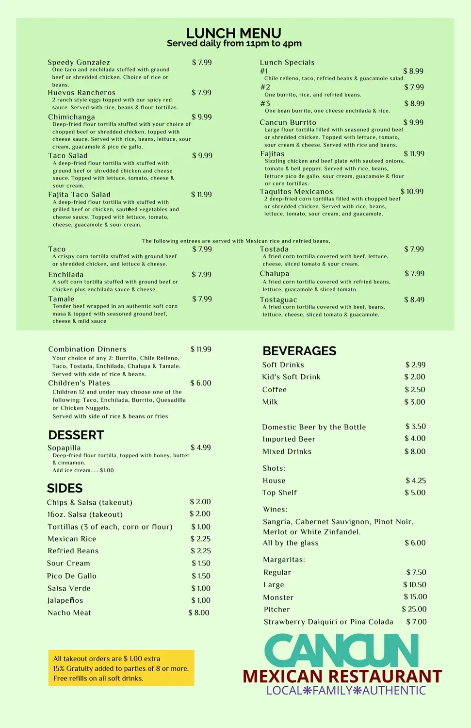 Menu 2