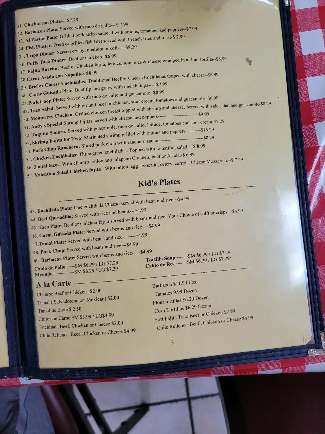 Menu 2