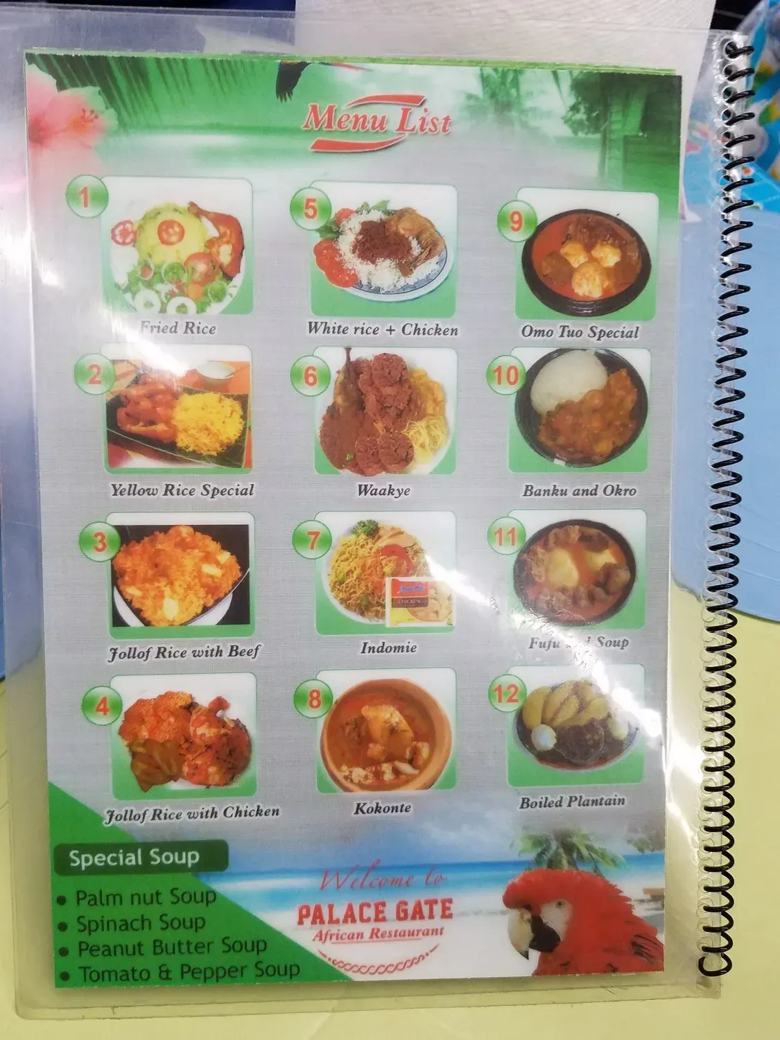 Menu 6