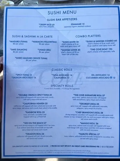 Menu 5