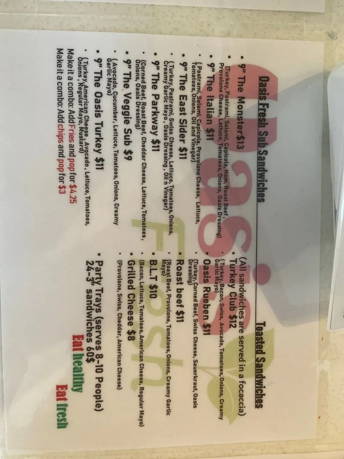 Menu 4