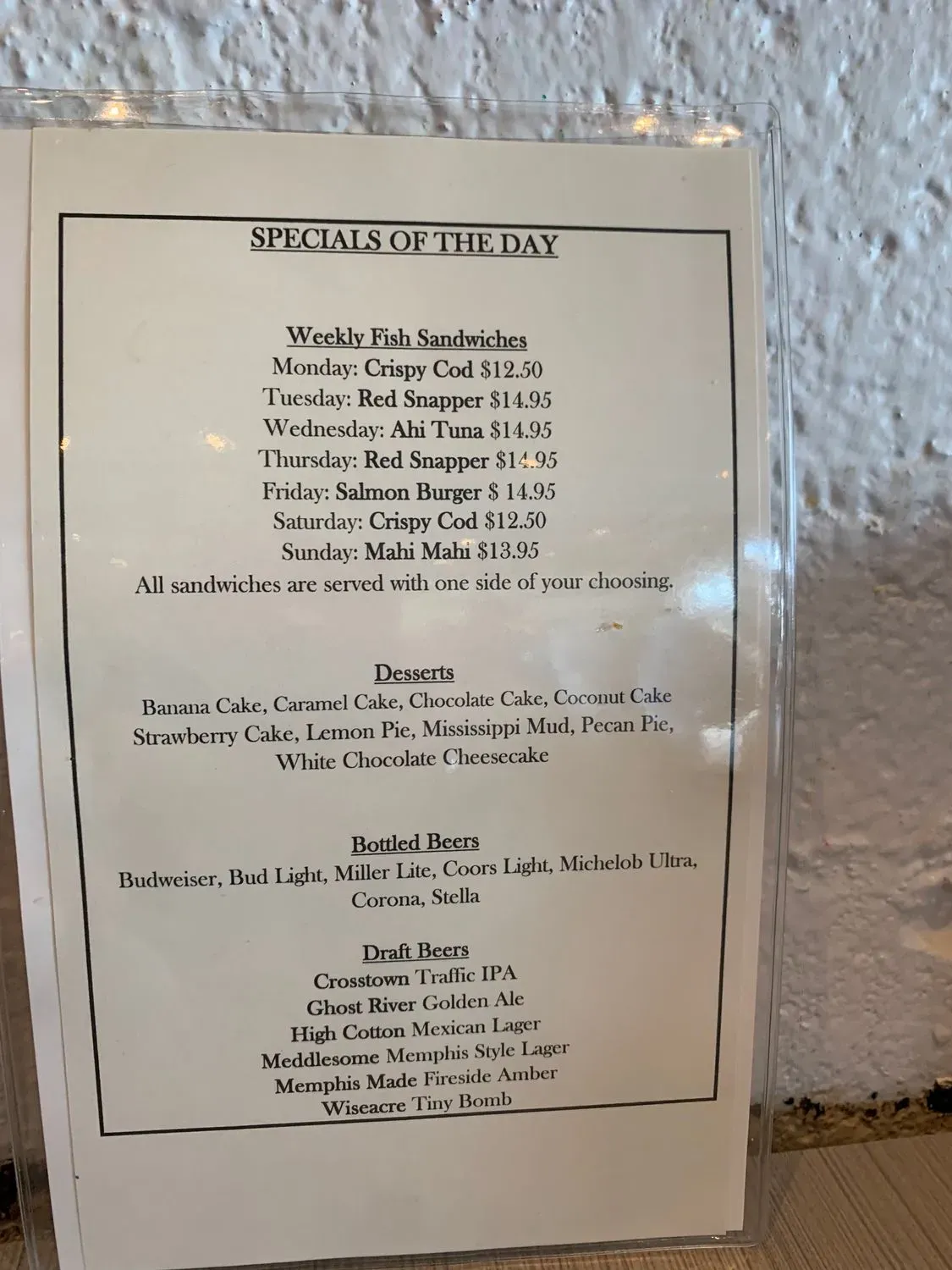 Menu 5