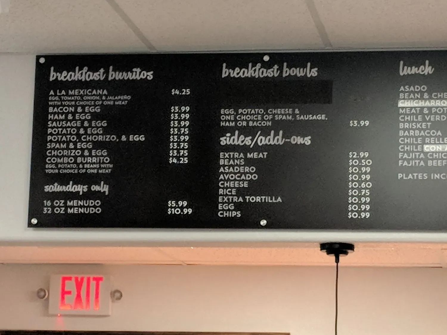 Menu 4