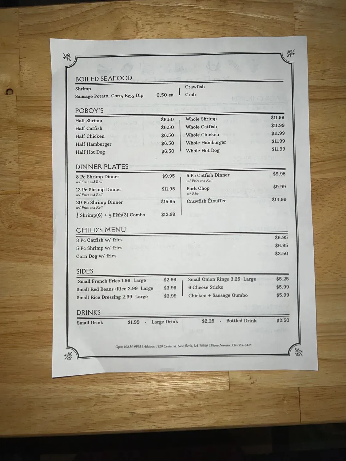 Menu 3