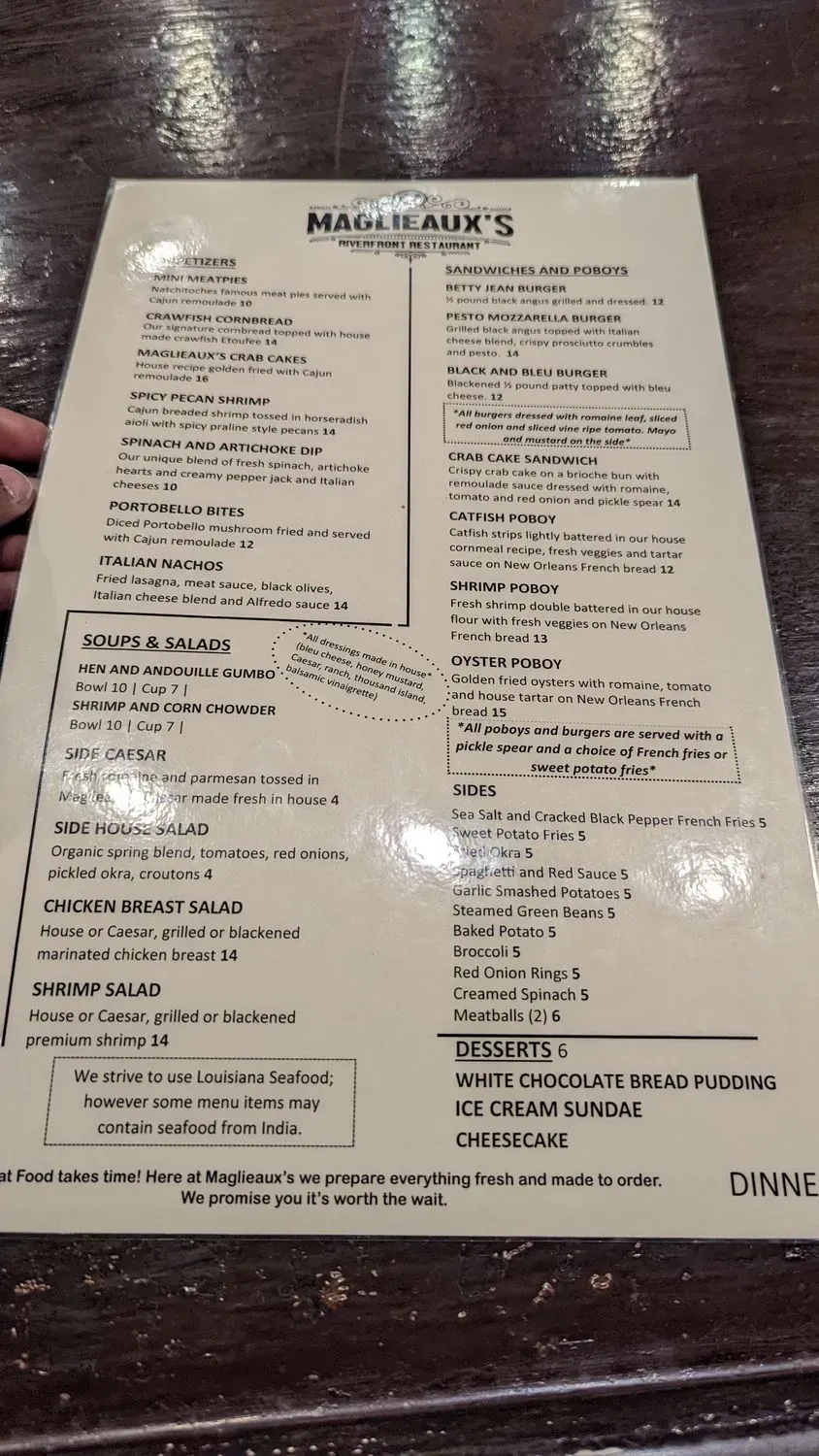 Menu 6