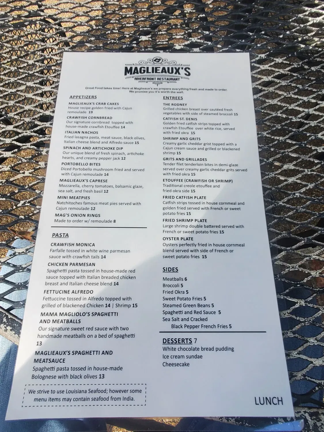 Menu 4