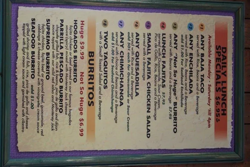 Menu 6