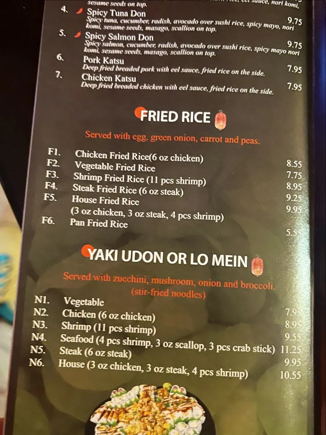 Menu 5