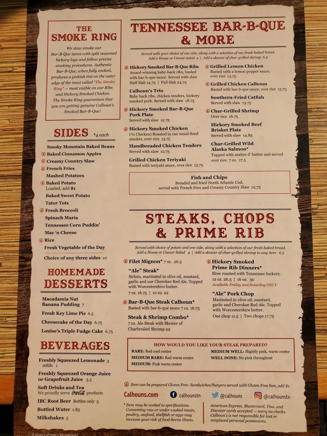 Menu 5