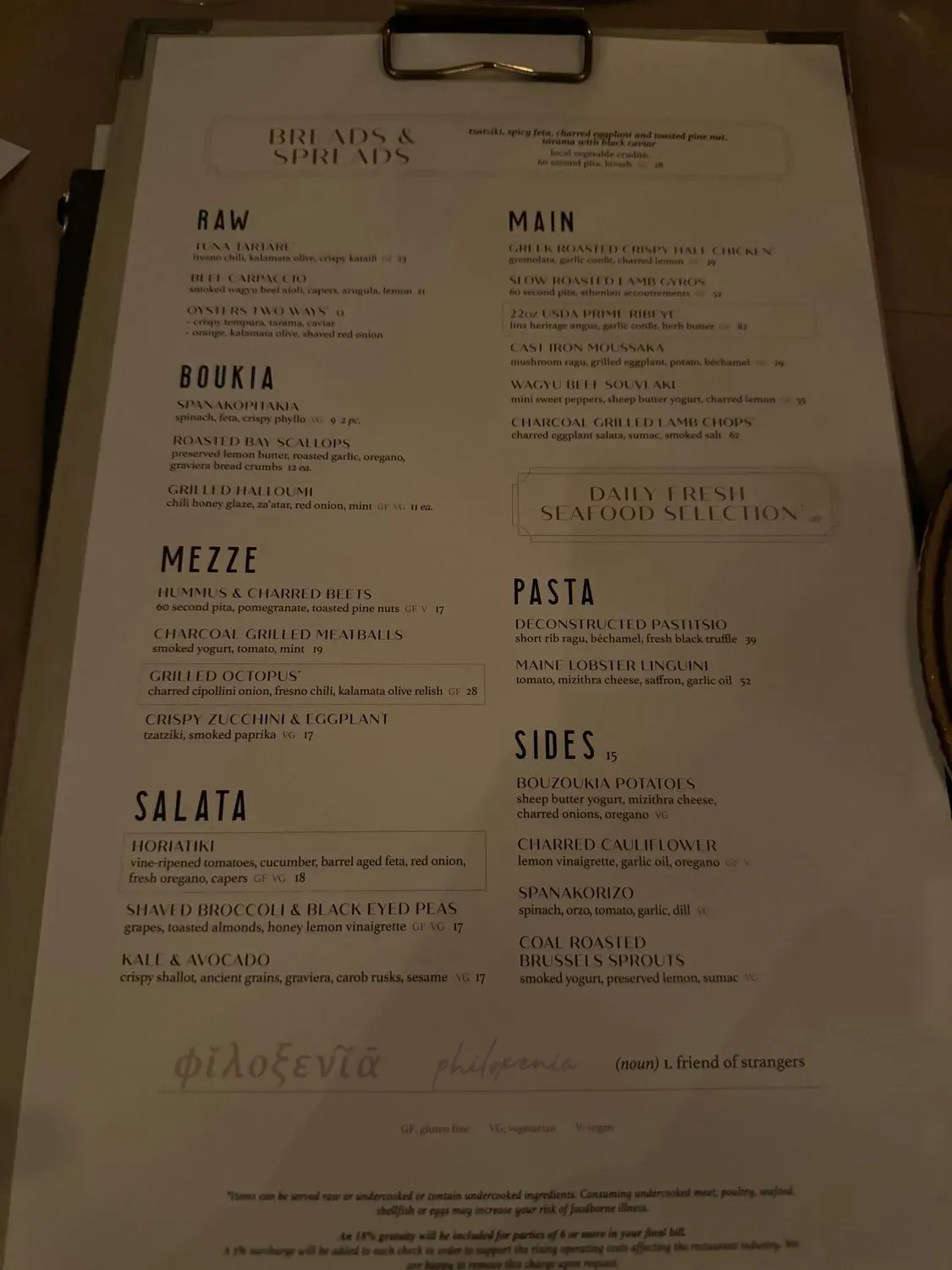 Menu 5