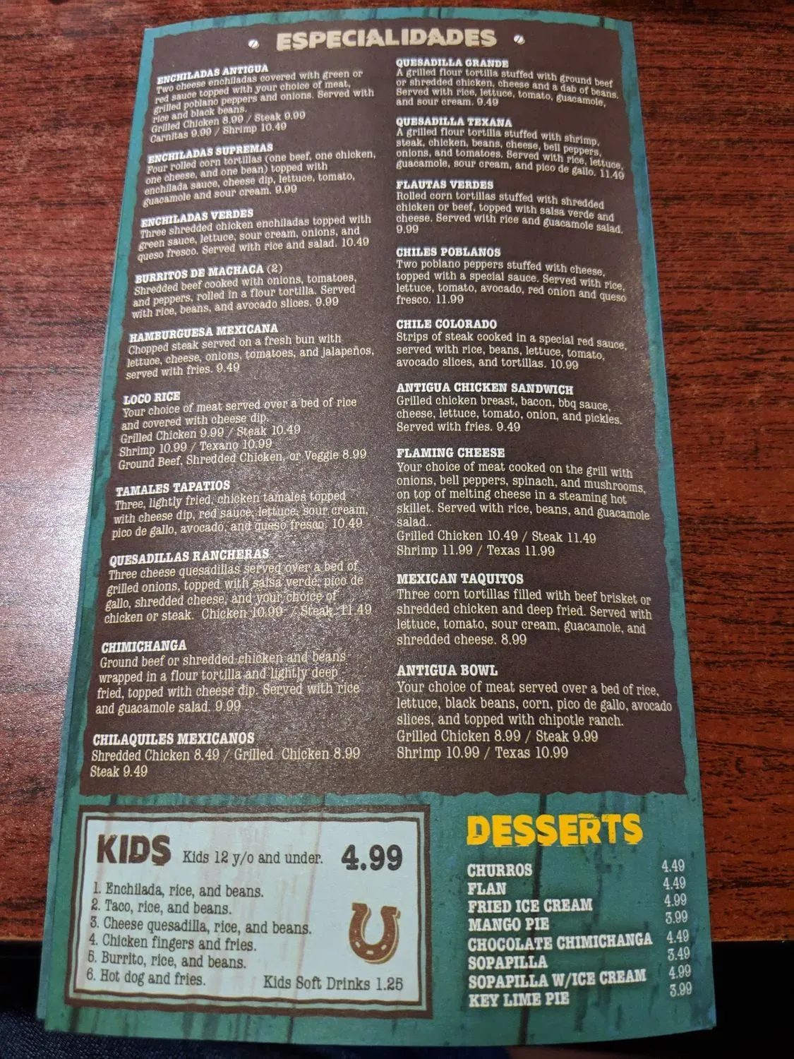 Menu 4