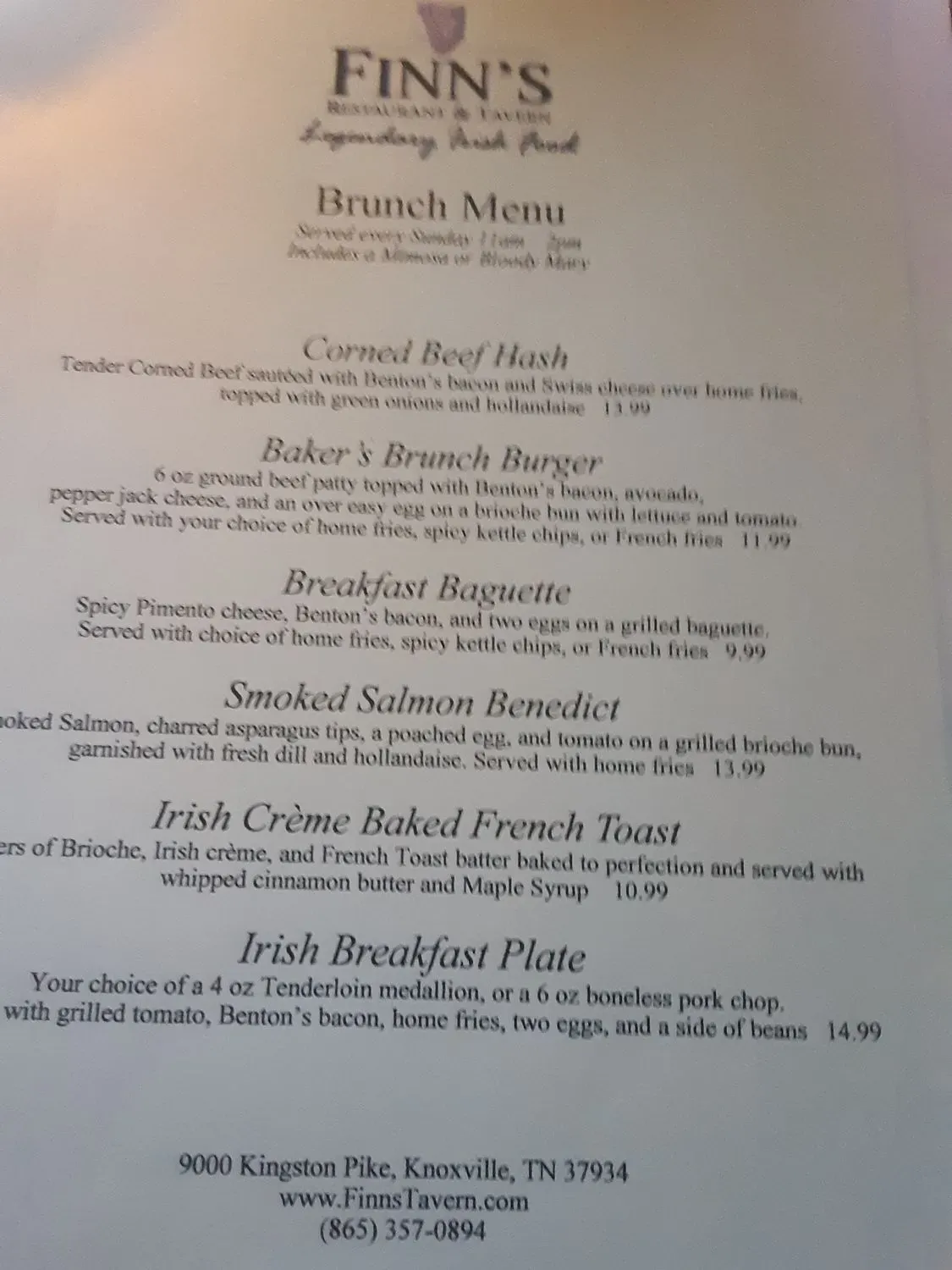 Menu 6