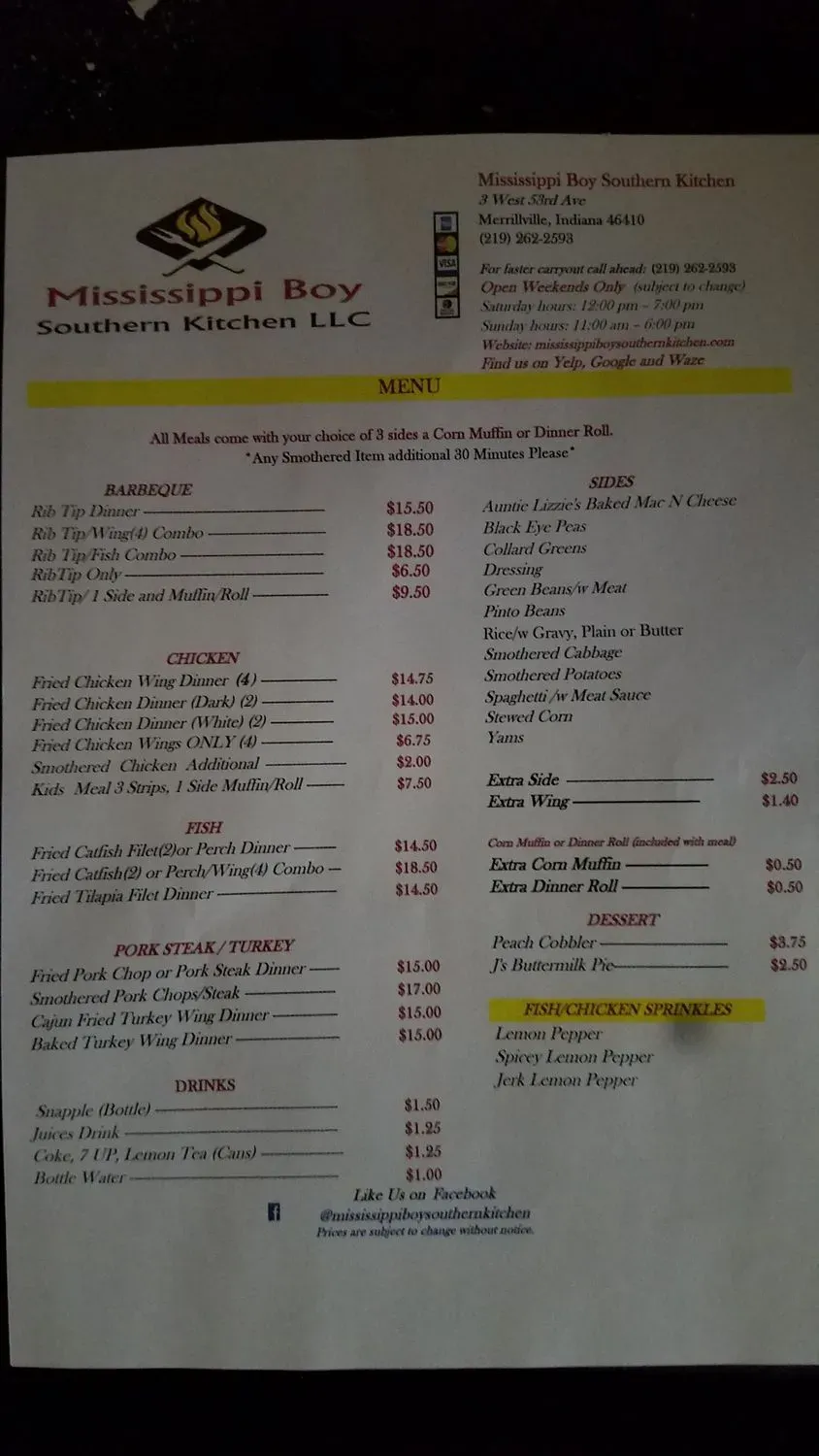 Menu 2