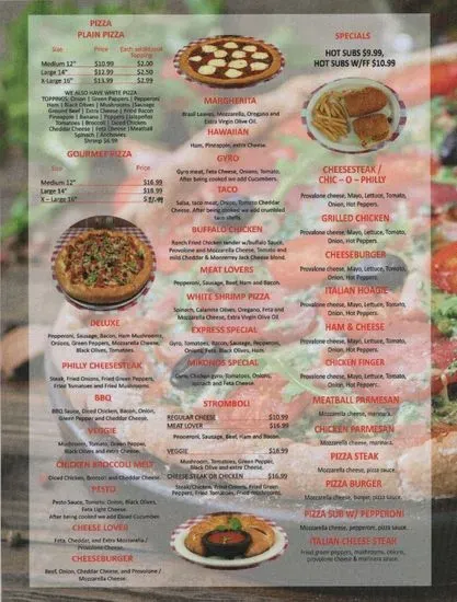 Menu 2