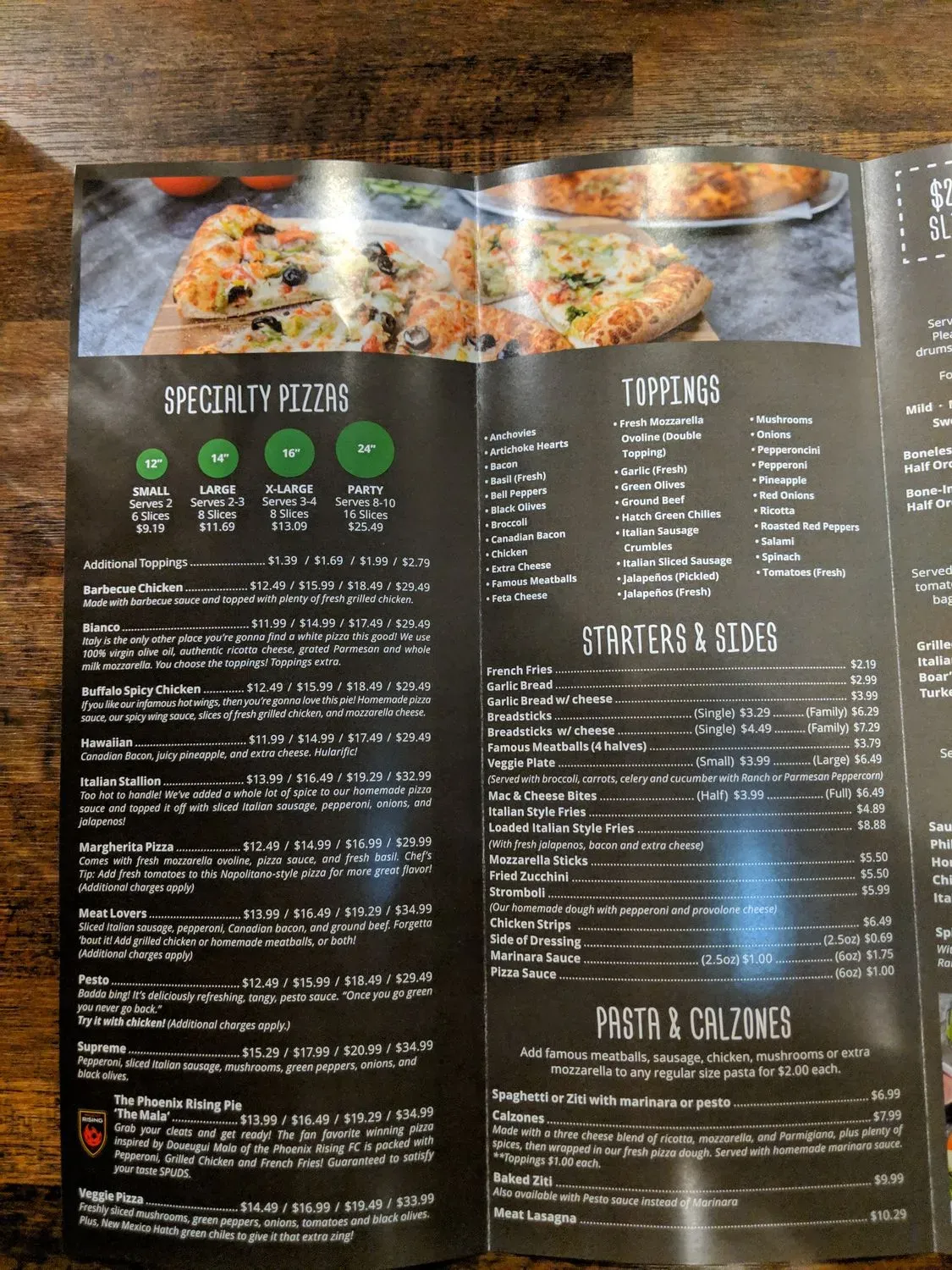 Menu 6