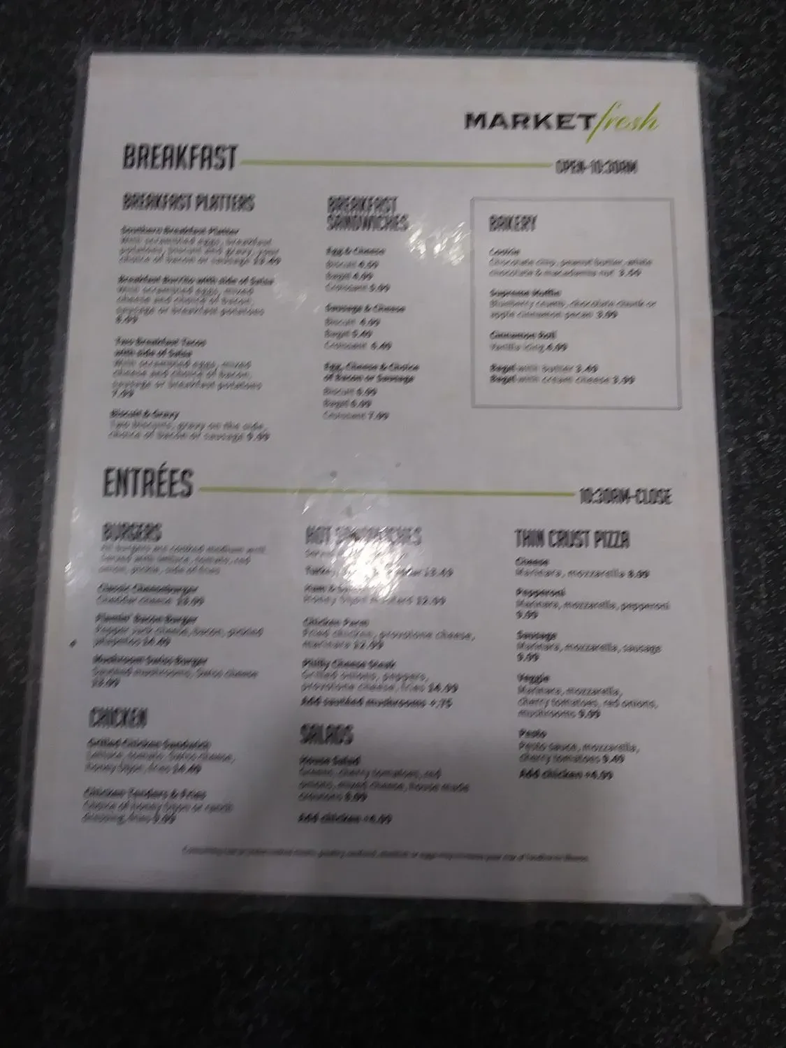 Menu 4