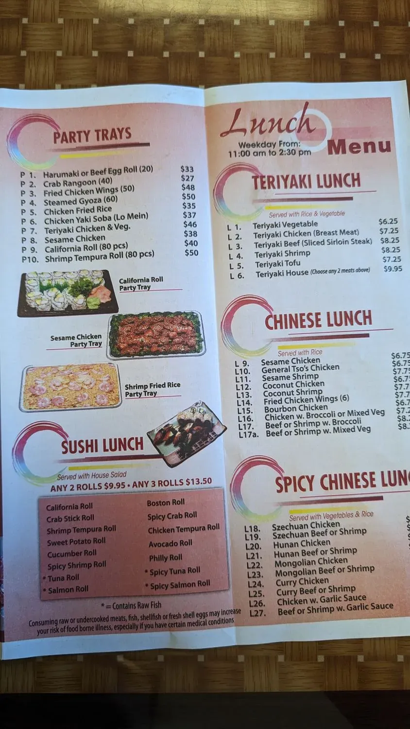 Menu 4