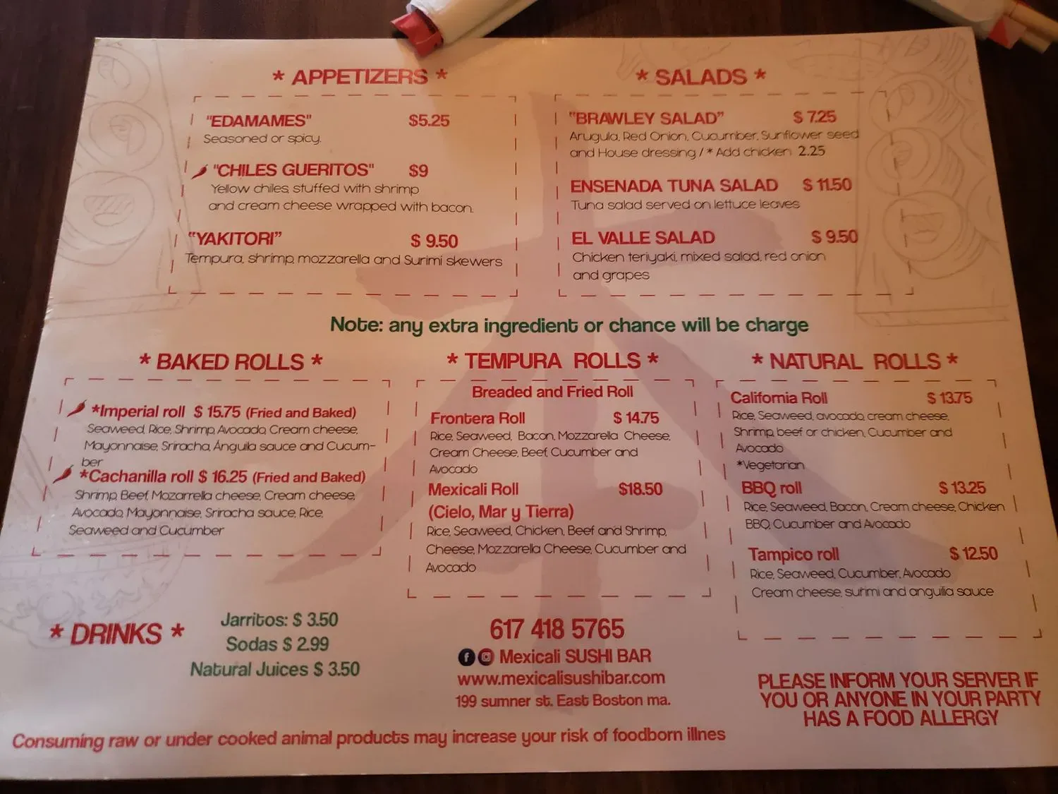 Menu 6