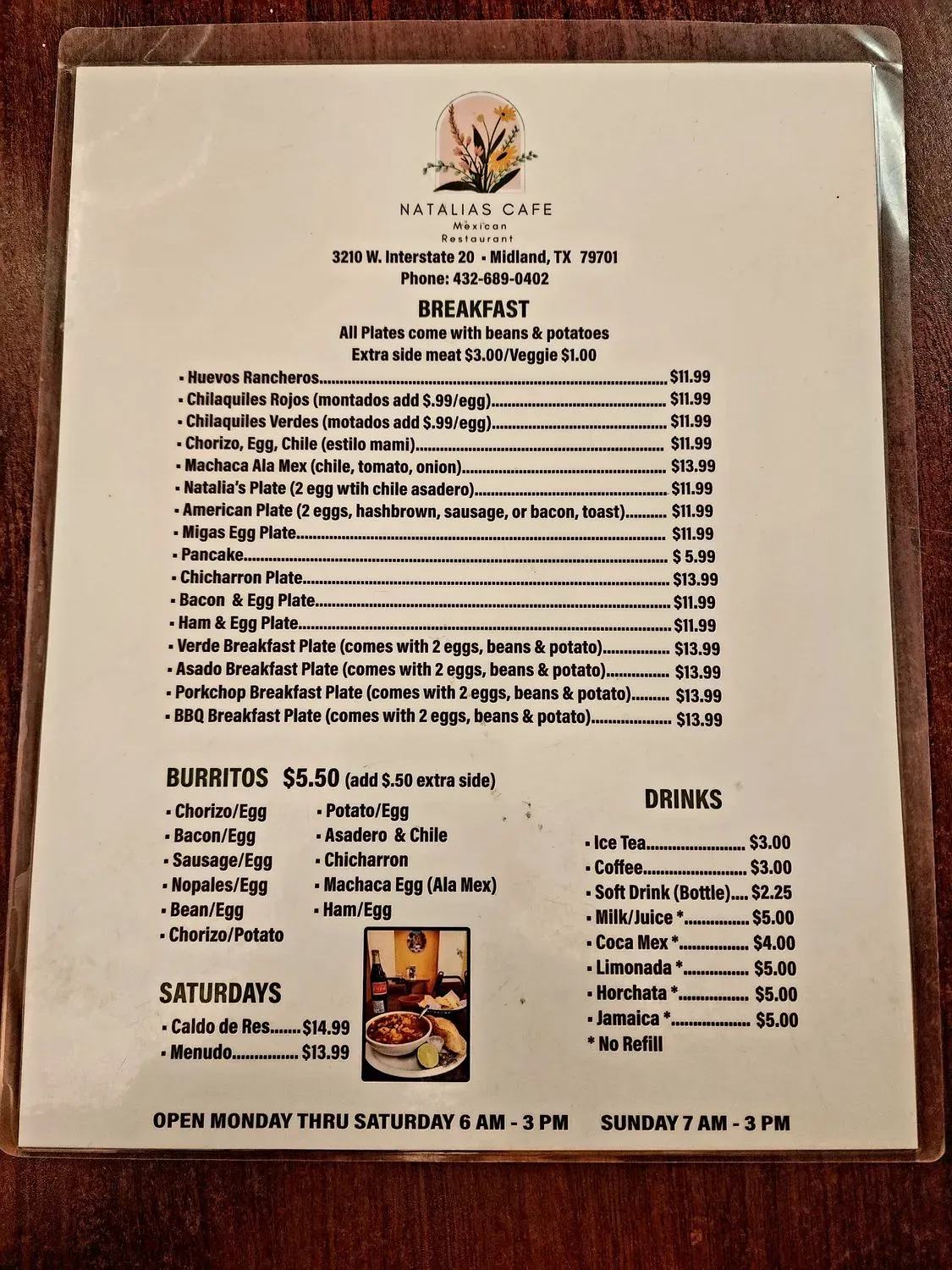 Menu 4