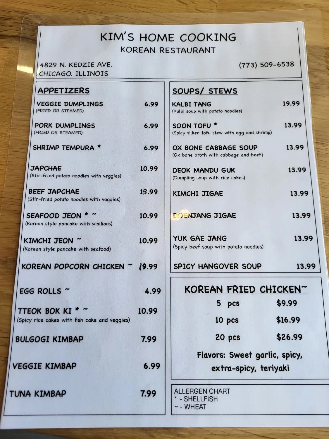 Menu 4