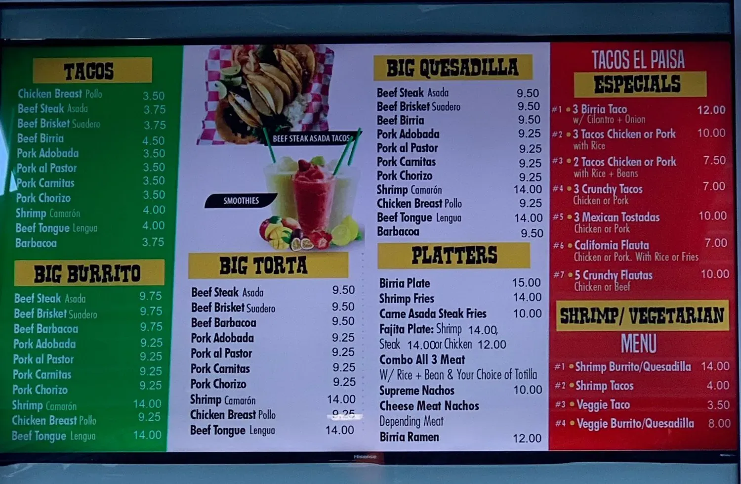 Menu 2