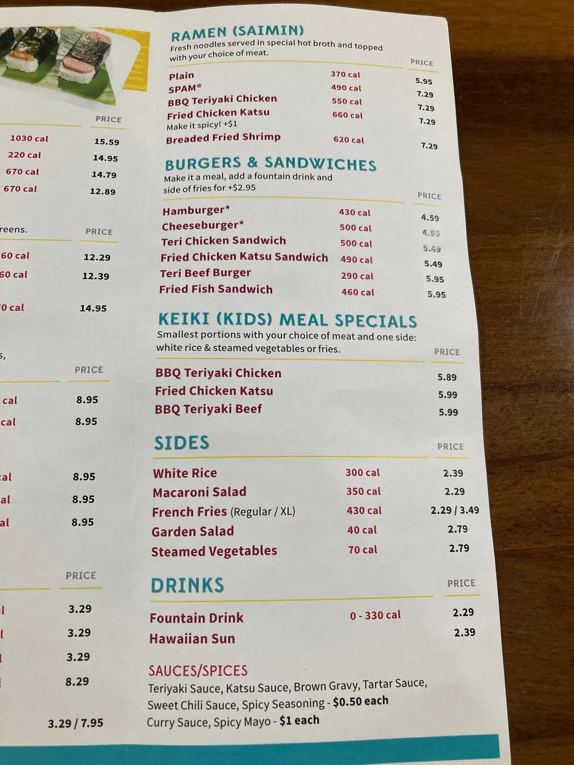 Menu 3