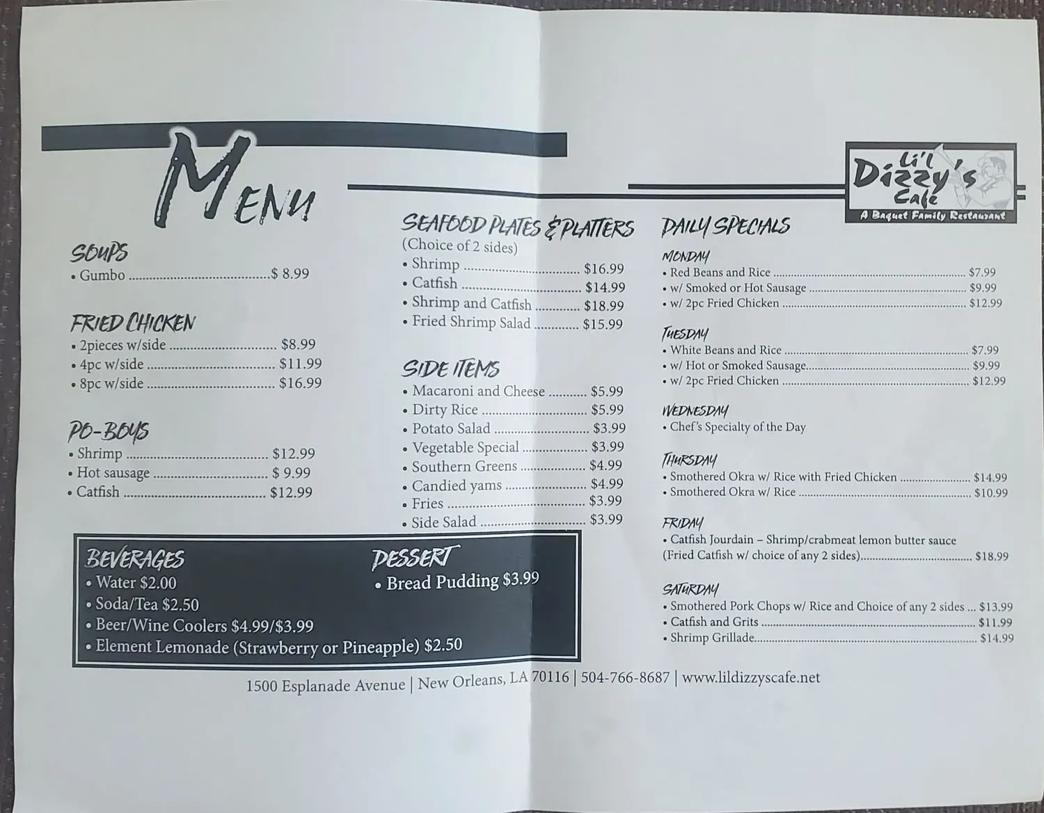 Menu 6