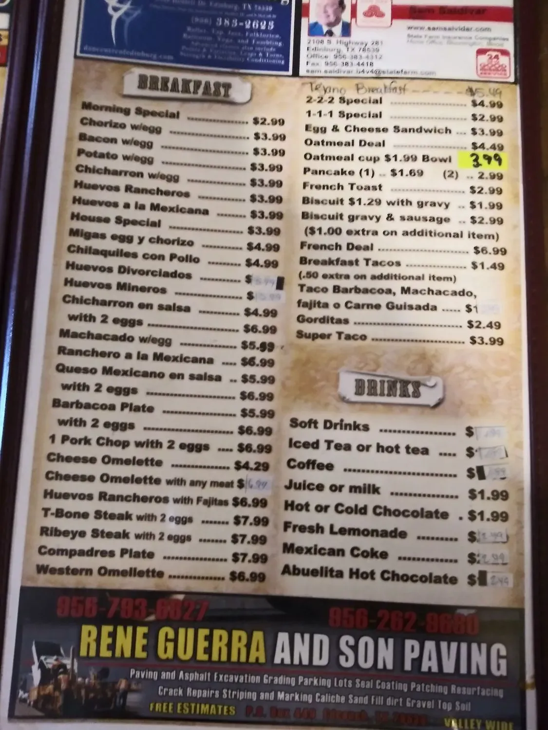 Menu 3