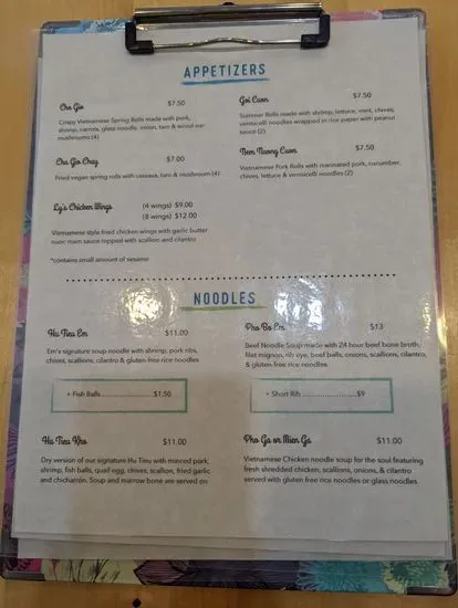 Menu 4