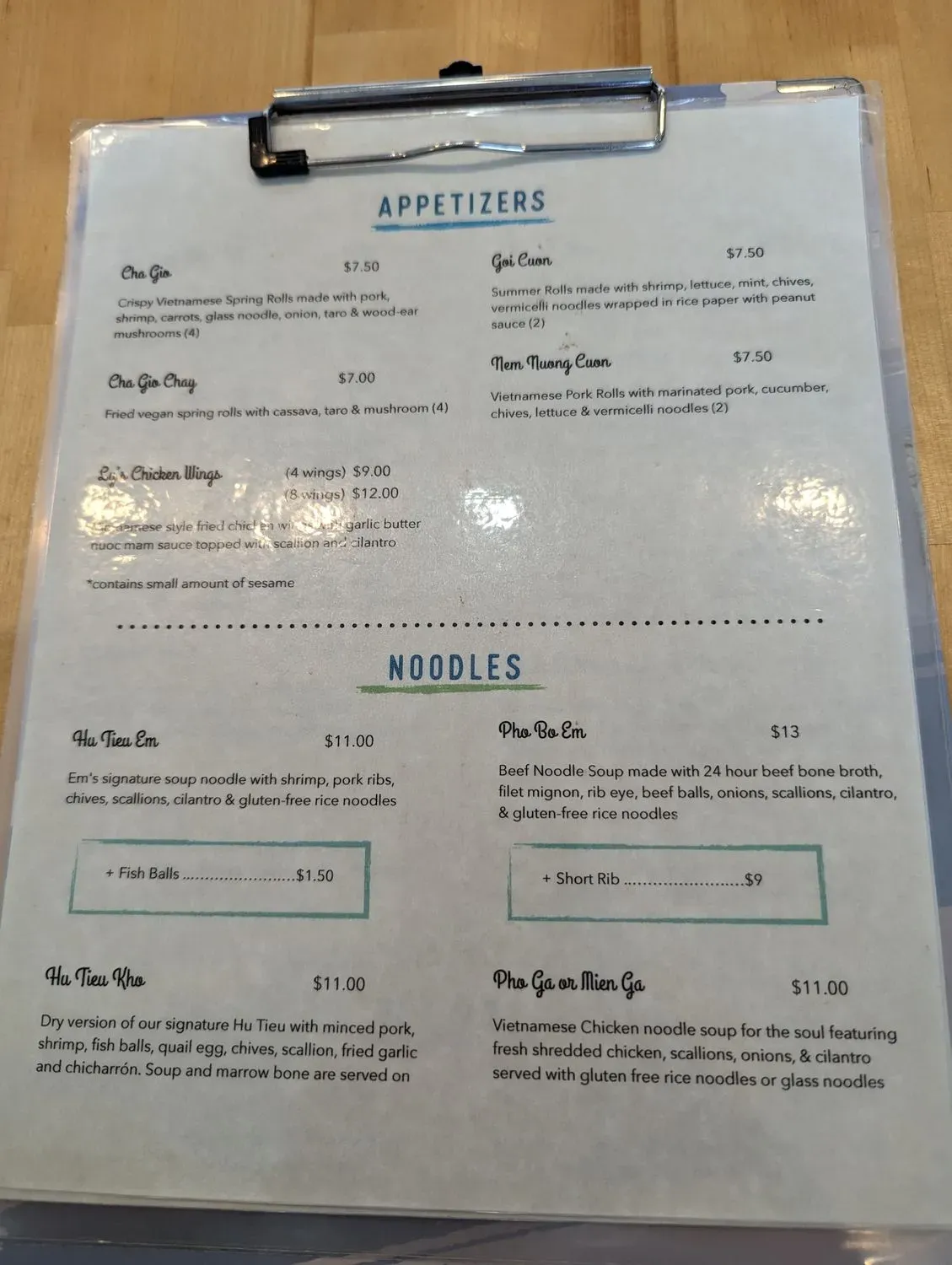 Menu 3