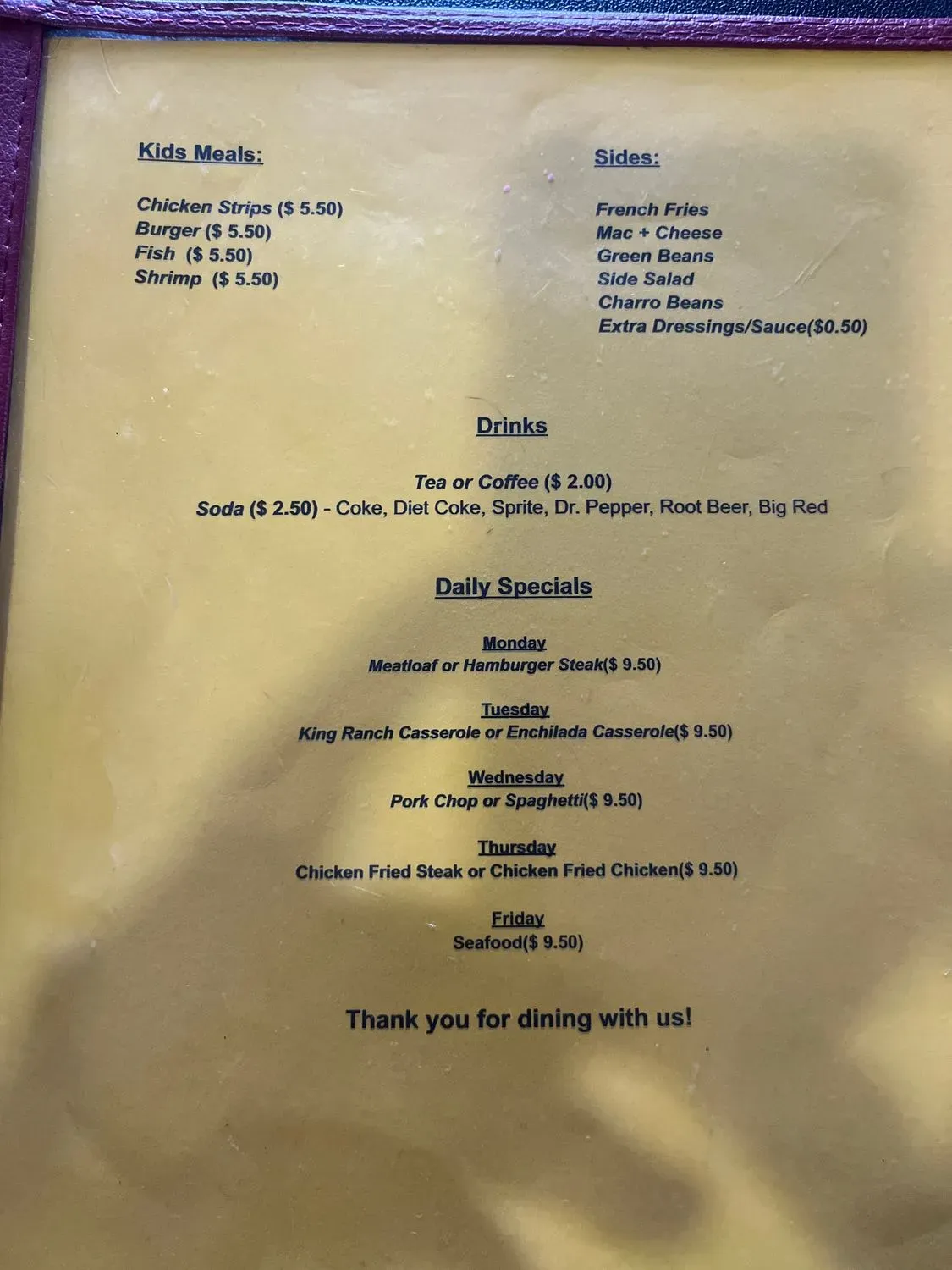 Menu 3