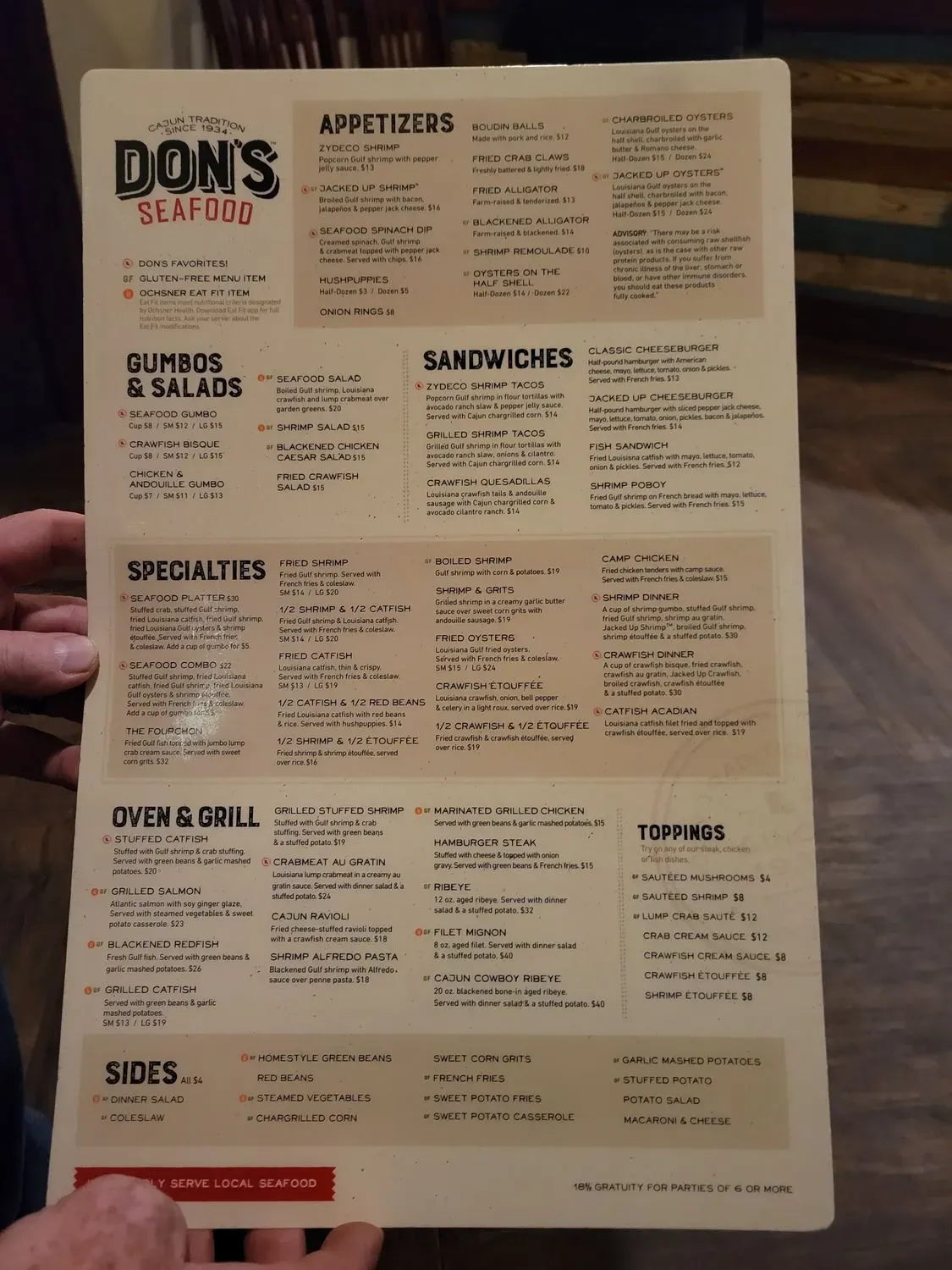 Menu 6