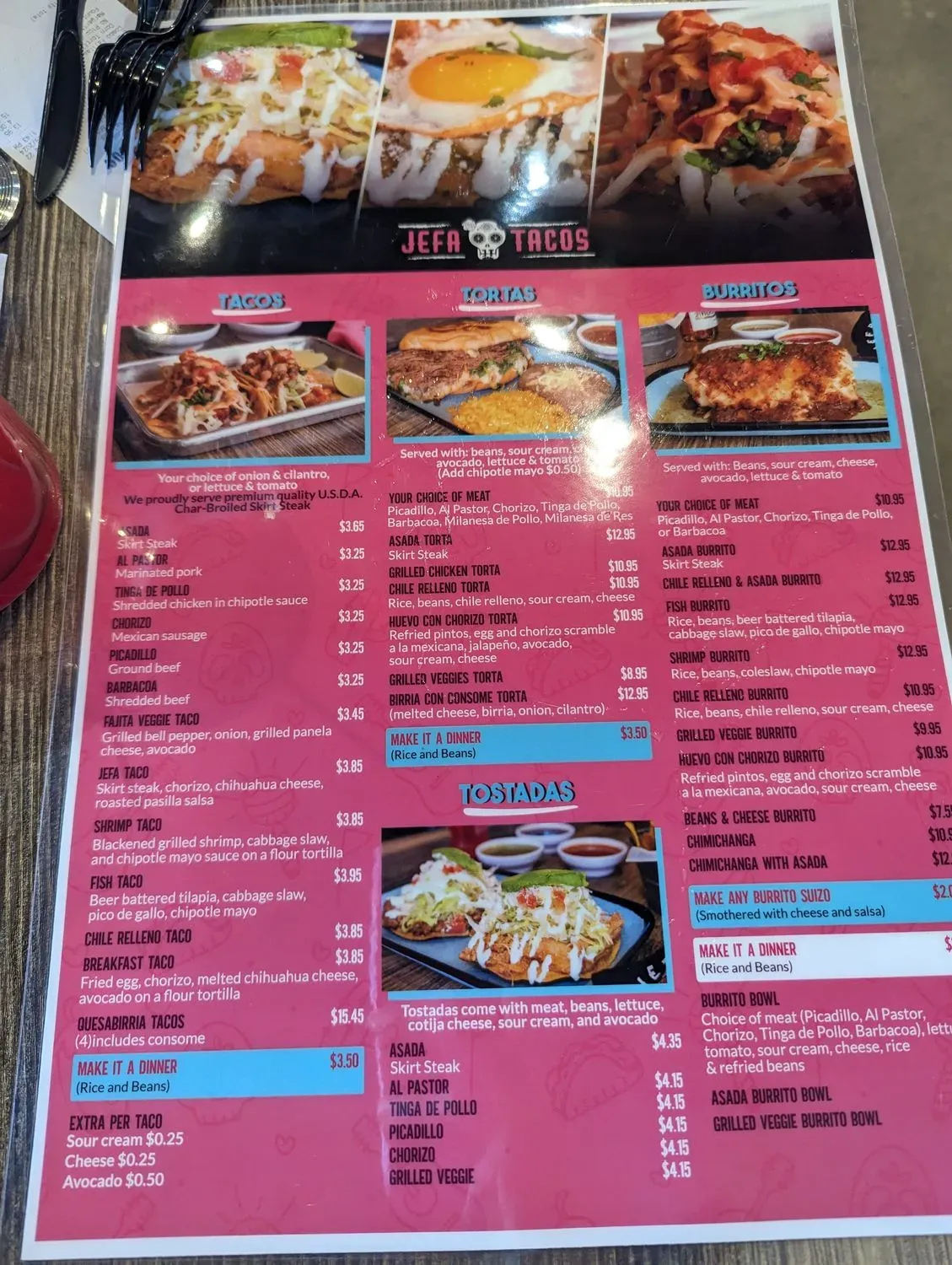 Menu 3