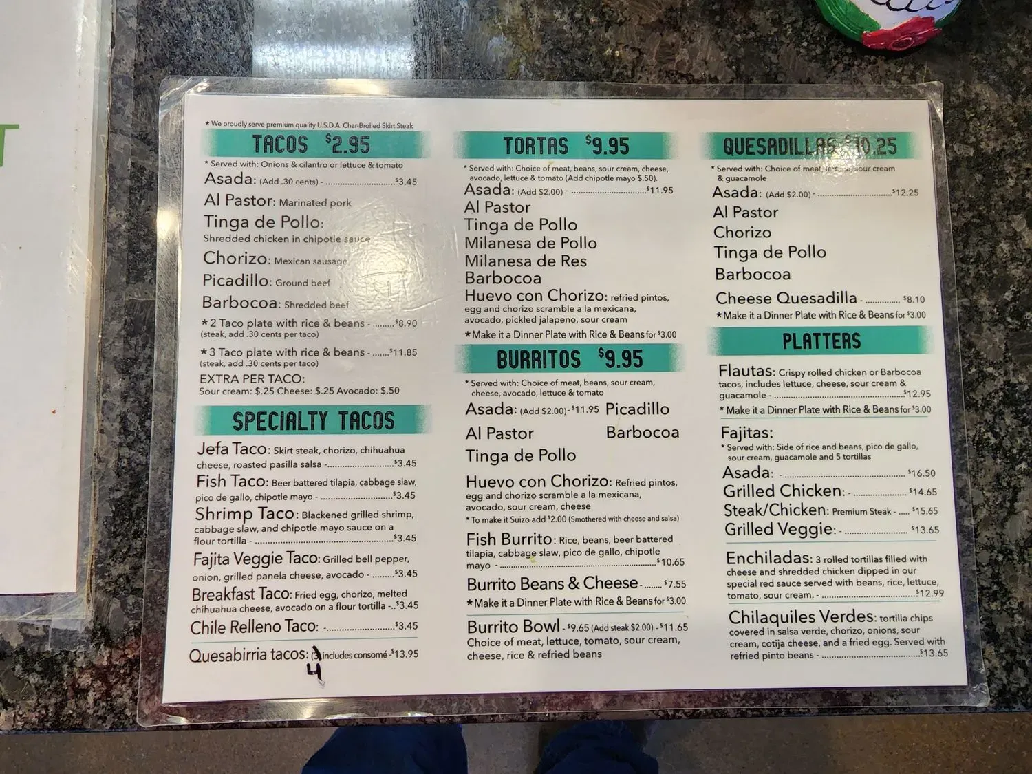 Menu 6