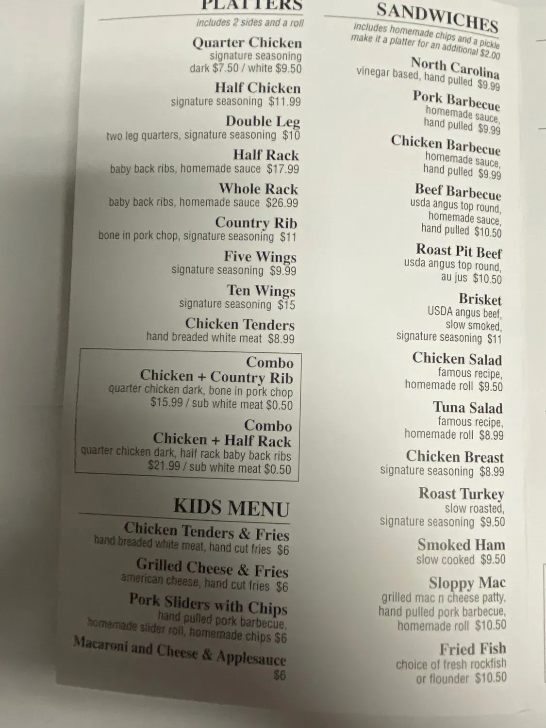 Menu 6