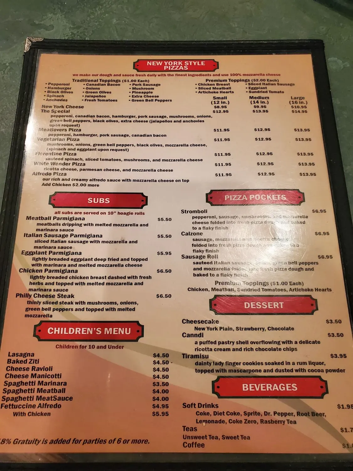 Menu 3