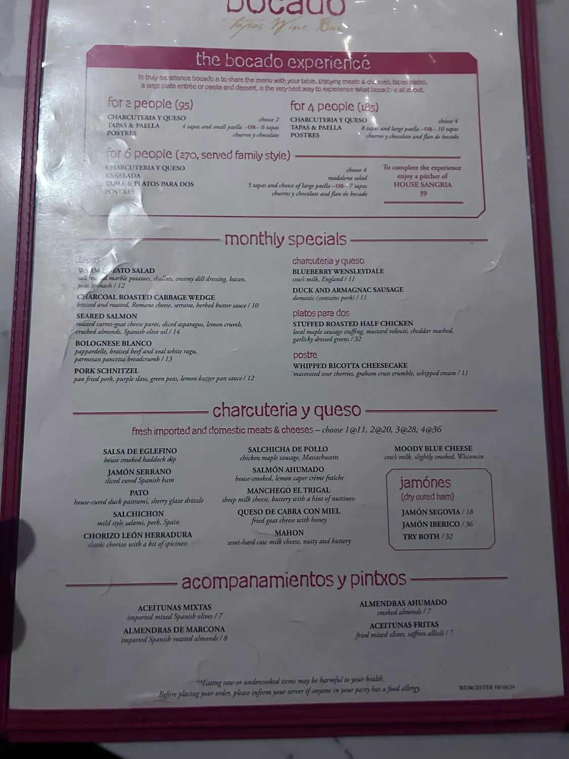 Menu 6