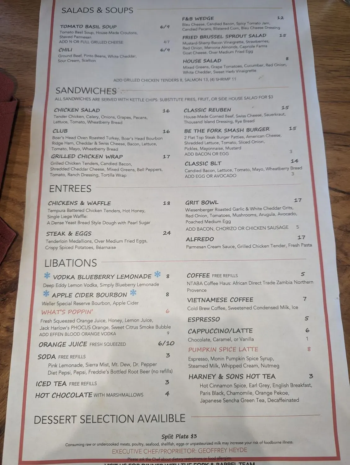 Menu 6